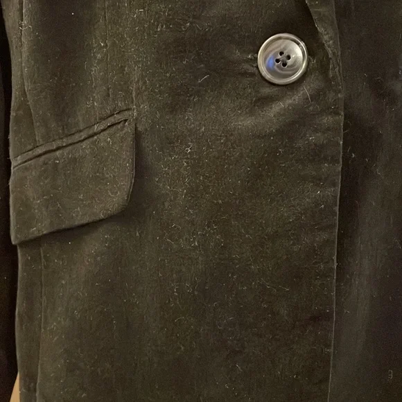 Jones New York Stretch velvet lined blazer - Picture 3 of 9